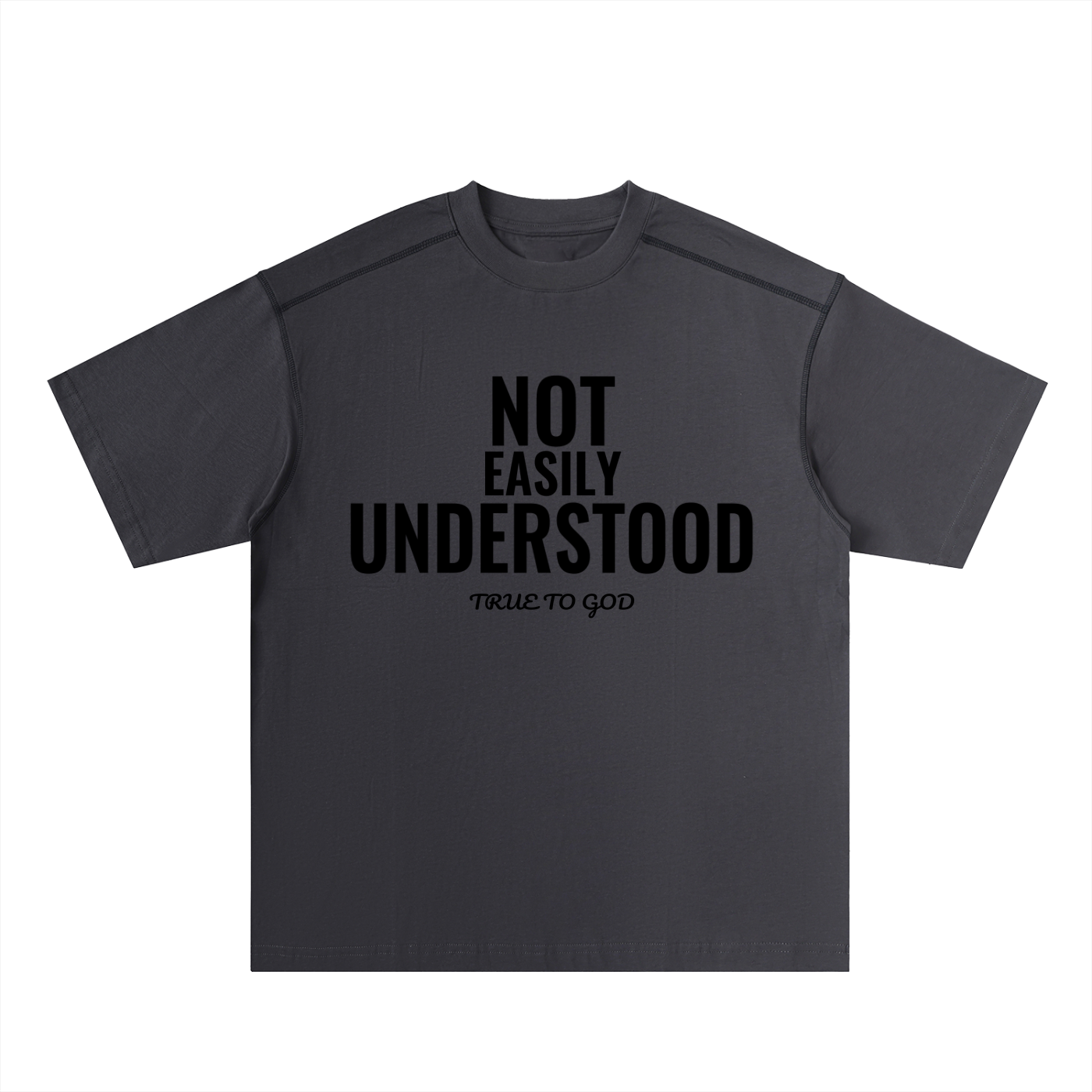 Not Easily Understood Oversized Stitch Tee